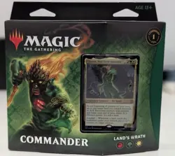 MTG Factory Sealed Zendikar Rising LANDS WRATH Commander Deck 630509925049 - Image 1