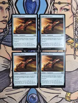 4x Lightning Greaves - NM/M TDC MTG Magic - Image 1