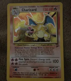 Pokemon Charizard 1995 96 98 Nintendo 1999 2000 Wizards Pokemon Card - Image 2