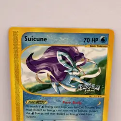 Pokemon TCG Suicune 53/53 Wotc Promo Basic 70 HP Regular Promo LP Pokemon Card - Image 2