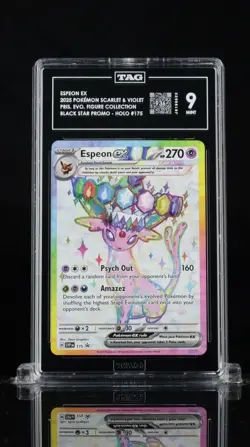 ESPEON EX 2025 POKEMON SCARLET & VIOLET BLACK STAR PROMOS #175 TAG 9 - Image 1