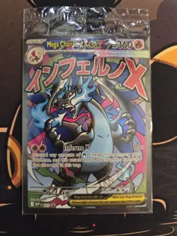Pokemon Mega Charizard X ex 023 + Oricorio ex Phantasmal Flames UPC Promo Sealed - Image 1