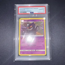 2019 POKEMON SUN & MOON UNBROKEN BONDS #70 GENGAR PSA 10 Low Pop! - Image 1