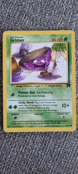 Grimer - Pokemon TCG - MP - Common - Team Rocket 57/82 - Image 1