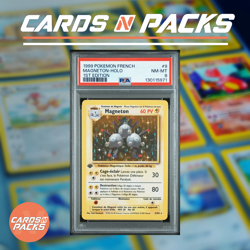 Carte Pokemon Magneton 9/102 HOLO Set de Base Edition 1 PSA 8 NM 🇫🇷🔥 - Image 1