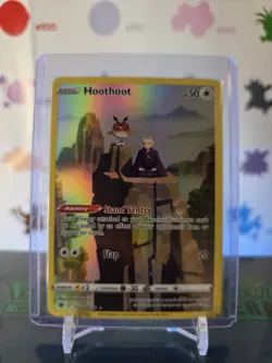 Pokemon Hoothoot TG12/TG30 Astral Radiance Ultra Rare Full Art Holo 50 HP - Image 1