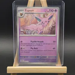 NM+ Espeon (Master Ball Pattern) - 033/131 - Prismatic Evolutions Pokemon TCG - Image 1