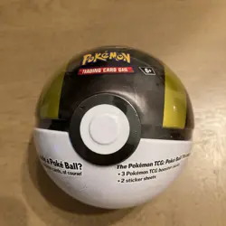 Pokemon TCG PokeBall Tin - Ultra Ball H24 - 3 Booster Packs - Sealed - Image 1