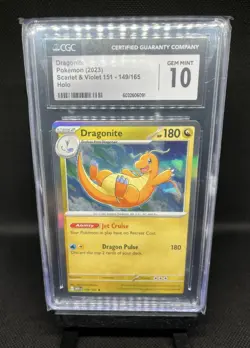 Pokemon - Dragonite - 149/165 - Graded - CGC 10 - Image 1