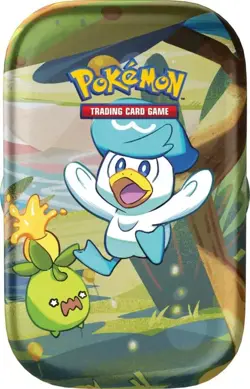 Pokemon Scarlet & Violet Paldea Friends Mini Tin Display Box Sealed (10 Tins) - Image 5