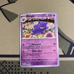 2023 Pokemon SV 151 Gengar Reverse Holo #094/165 - Image 1