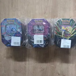 Pokemon TCG Azure Legends Tins Kyogre Xerneas & Dialga New Sealed Set Of 3 - Image 1