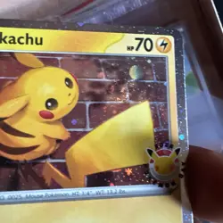 Pokemon Day 30th Anniversary - Pikachu 051 /162 Stamped NM WITH SWIRL making GO - Image 1
