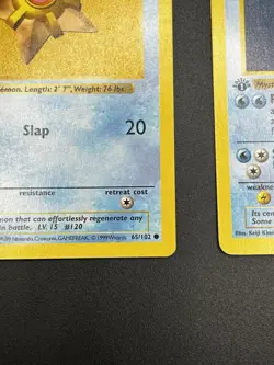Pokemon 1st Edition Shadowless Base Set Staryu And Starmie - Image 5