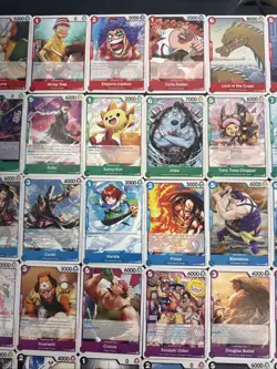 One Piece Carrying On His Will OP13 English COMPLETE Base Set Near Mint - Image 4