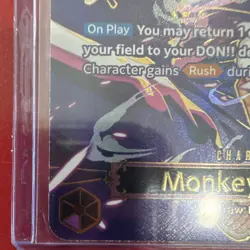 Bandai One Piece Card Game Monkey D. Luffy OP09-119 Secret Rare SP Rush Foil - Image 5