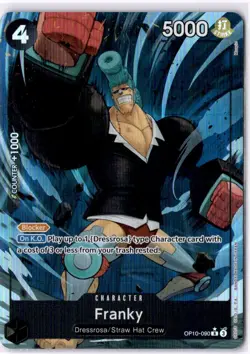 Franky Alt Art OP10-090 Royal Blood - One Piece Card Game - NM - Image 1