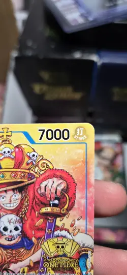 Monkey.D.Luffy (2nd Anniversary Stamped Promo) P-043 One Piece Promotion Card - Image 4