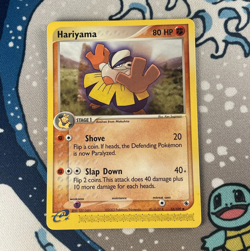 Hariyama 33/109 Non Holo EX Ruby & Sapphire Pokemon Card 2003 NM - Image 1
