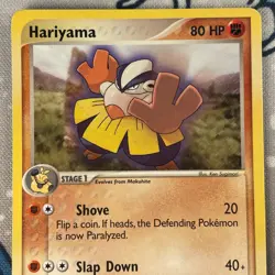 Hariyama 33/109 Non Holo EX Ruby & Sapphire Pokemon Card 2003 NM - Image 2