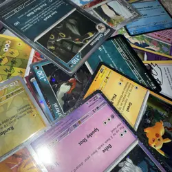 Pokemon Cards Bulk Lot of 1000 Cards with no limit on Rares, holos or reverses - Image 1