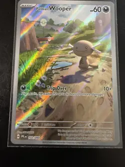 Paldean Wooper 102/94 Phantasmal Flames Holo Illustration Rare Pokemon TCG Card - Image 1