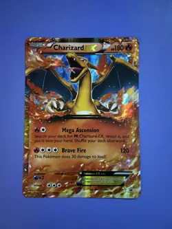 Charizard EX XY17 Jumbo Holo Black Star Promo Pokemon Card - Lightly Played - Image 1
