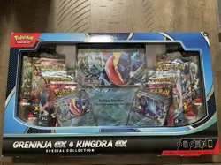 Pokemon Trading Card Game Greninja ex and Kingdra ex Special Collection Box - Image 1