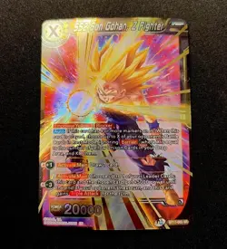 Dragon Ball Super Card Game SS 2 Son Gohan Z Fighter SR Foil Card BT17-083 - Image 1