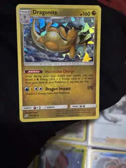 Pokemon Dragonite Cracked Ice Holo Deck Exclusives 151/236 HP 160 Stage 2 Card - Image 3