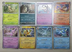 Pokemon Prismatic Evolutions Costco Cosmo Promo Cards (8 Cards Total) - #02 - Image 1