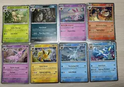 Pokemon Prismatic Evolutions Costco Cosmo Promo Cards (8 Cards Total) - #02 - Image 2