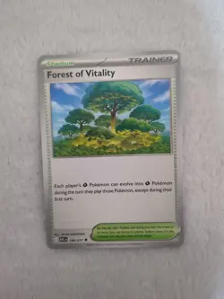 Forest of Vitality 188/217 ASC English Trainer Non Holo Pokemon Card - Image 1
