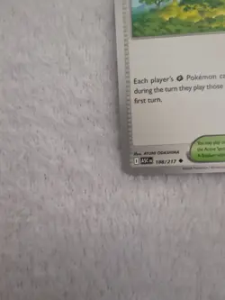 Forest of Vitality 188/217 ASC English Trainer Non Holo Pokemon Card - Image 4