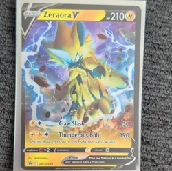 Pokemon Zeraora V SWSH263 Sword & Shield Promo Basic Holo 210HP V Card - Image 1