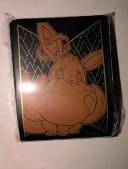 Pokemon TCG Shining Fates Gigantamax Eevee 65 count Card Sleeves for Standard si - Image 1