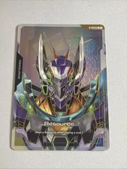 Gundam Card Game Resource R-025 C++ Rare gold Foil GFreD - Image 1