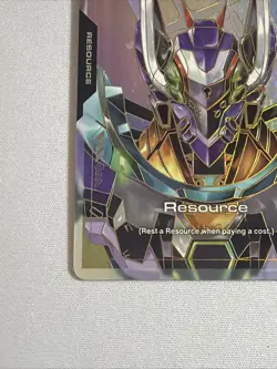 Gundam Card Game Resource R-025 C++ Rare gold Foil GFreD - Image 3