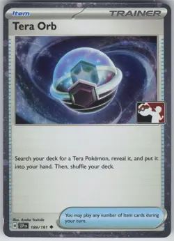 Tera Orb Uncommon Prize Pack Series Cards 189/191 NM - Image 1