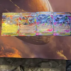 Pokemon Cards Lot Of 4 Mega Ex’s - Image 1