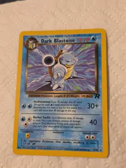 Dark Blastoise 20/82 Team Rocket Non-Holo Rare Pokemon Card TCG LP - Image 1