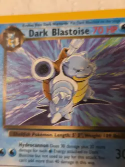 Dark Blastoise 20/82 Team Rocket Non-Holo Rare Pokemon Card TCG LP - Image 2