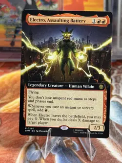 Electro, Assaulting Battery (Extended Art) [SPM - 260] - NM [Normal] TCG MTG - Image 1