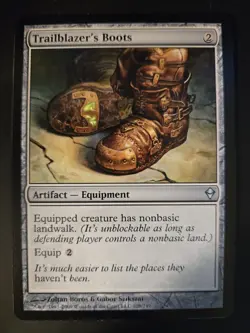 Trailblazer's Boots NM Zendikar MTG FREE SHIPPING - Image 1