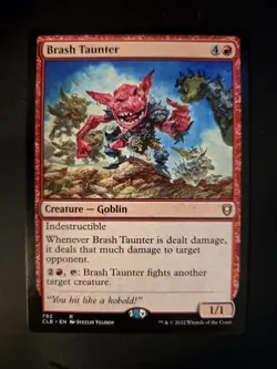 Brash Taunter NM Commander Legends: Battle for Baldur's Gate MTG FREE SHIPPING - Image 1
