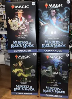 MTG Magic the Gathering - Murders at Karlov Manor Commander Deck Set of 4 Sealed - Image 3