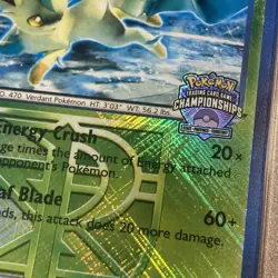 LEAFEON STAFF #11 Pokemon Card 2013 STATE Championships Promo PSA 6 Holo RARE - Image 4