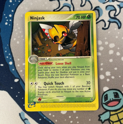 Ninjask 18/97 Non Holo Rare EX Dragon Pokemon Card Vintage 2003 NM - Image 1