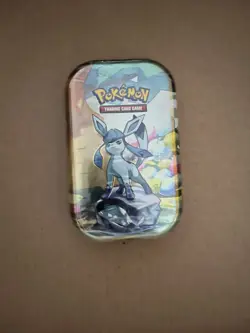 Pokemon TCG Scarlet & Violet Prismatic Evolutions Mini Tin Glaceon New - Image 5