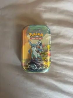 Prismatic Evolutions Mini Tin - Glaceon Art - Sealed Brand NEW - Pokemon TCG - Image 1